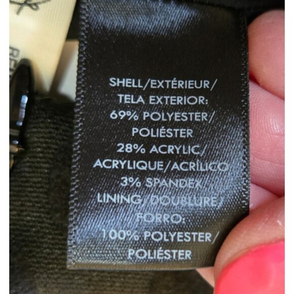 Ann Taylor Size 6 Skirt Pencil Mini Round Textured Spot Pattern Lined NWT - Picture 6 of 8